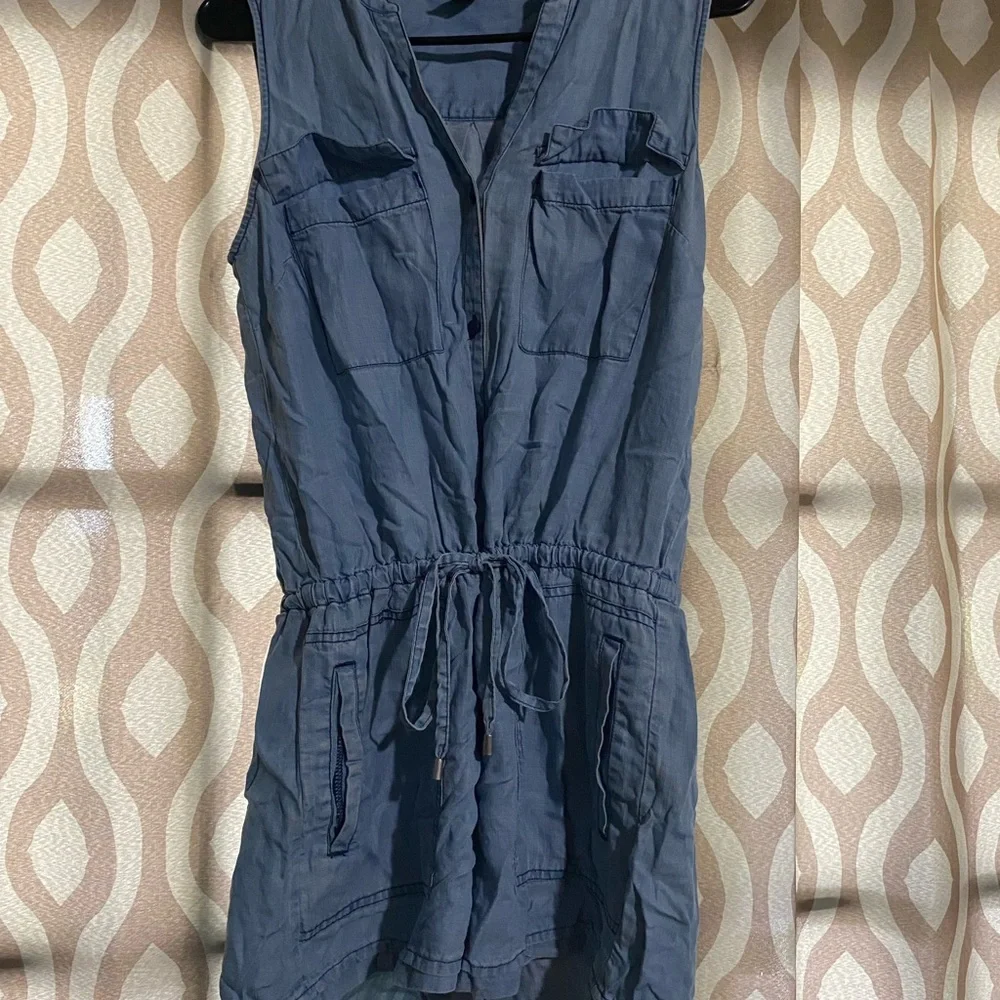 Adorable Jean romper - Picture 2 of 6